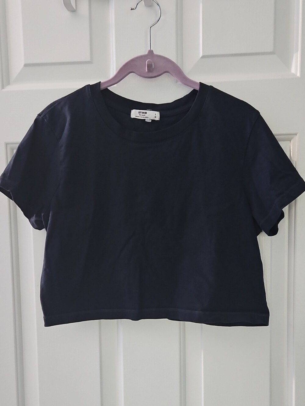 ⭐️LAST CALL ITEM⭐️ Cotton On Navy Cropped Short Sleeve Tee